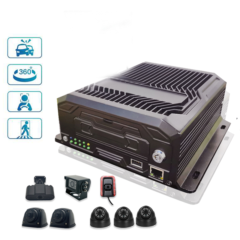 8CH MDVR avec 4G GPS + 8 caméras
