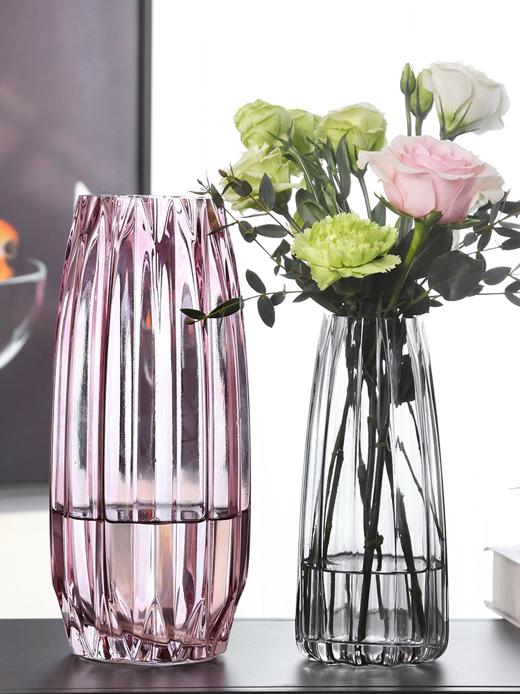 Factory Produced Wholesale Glass Flower Vase for Home Decor