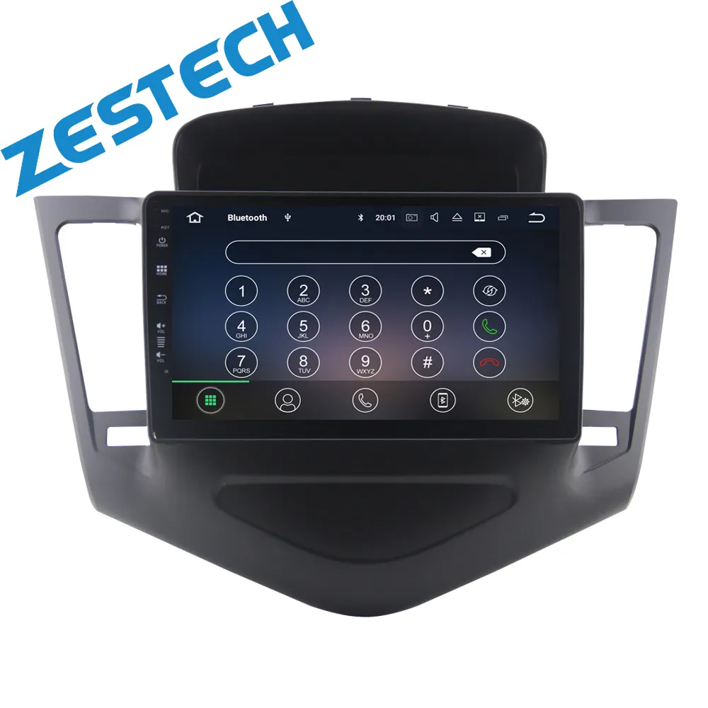 ZESTECH Android araç DVD oynatıcı oynatıcı GPS navigasyon için Chevrolet Cruze 2009 2010 2011 2012 oto RDS radyo ses Video Stereo