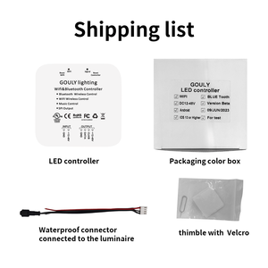 Gouly rgbw新款魔色控制器蓝牙WiFi双模手机app led灯智能ws2811控制器 - Product Image 6