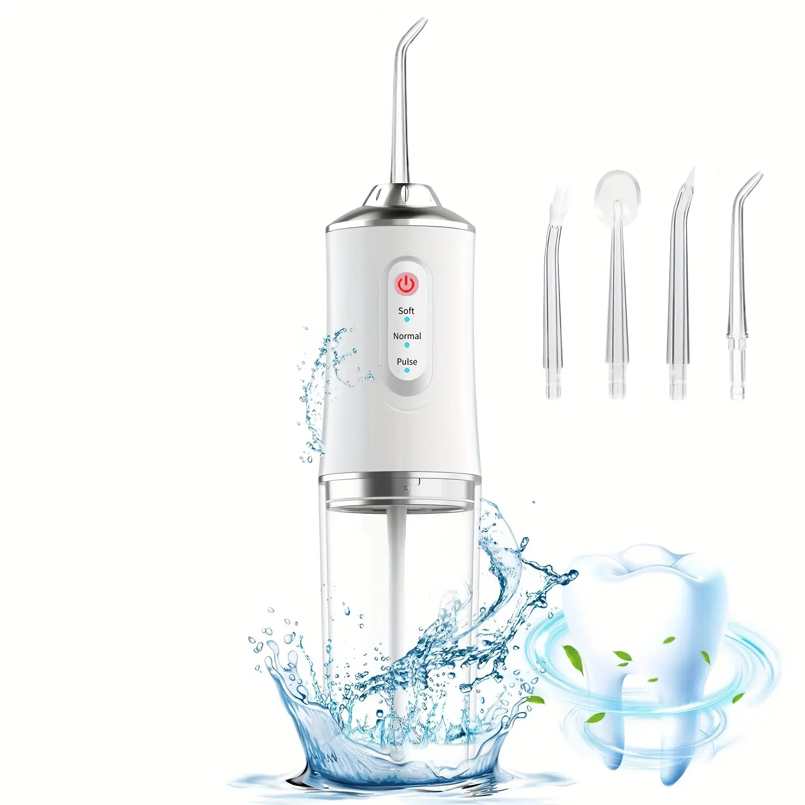 Portable And Rechargeable Water Flosser For Teeth Cleaning Tooth Flosser For Home Travel For Men And Women Daily Teeth Care Tool