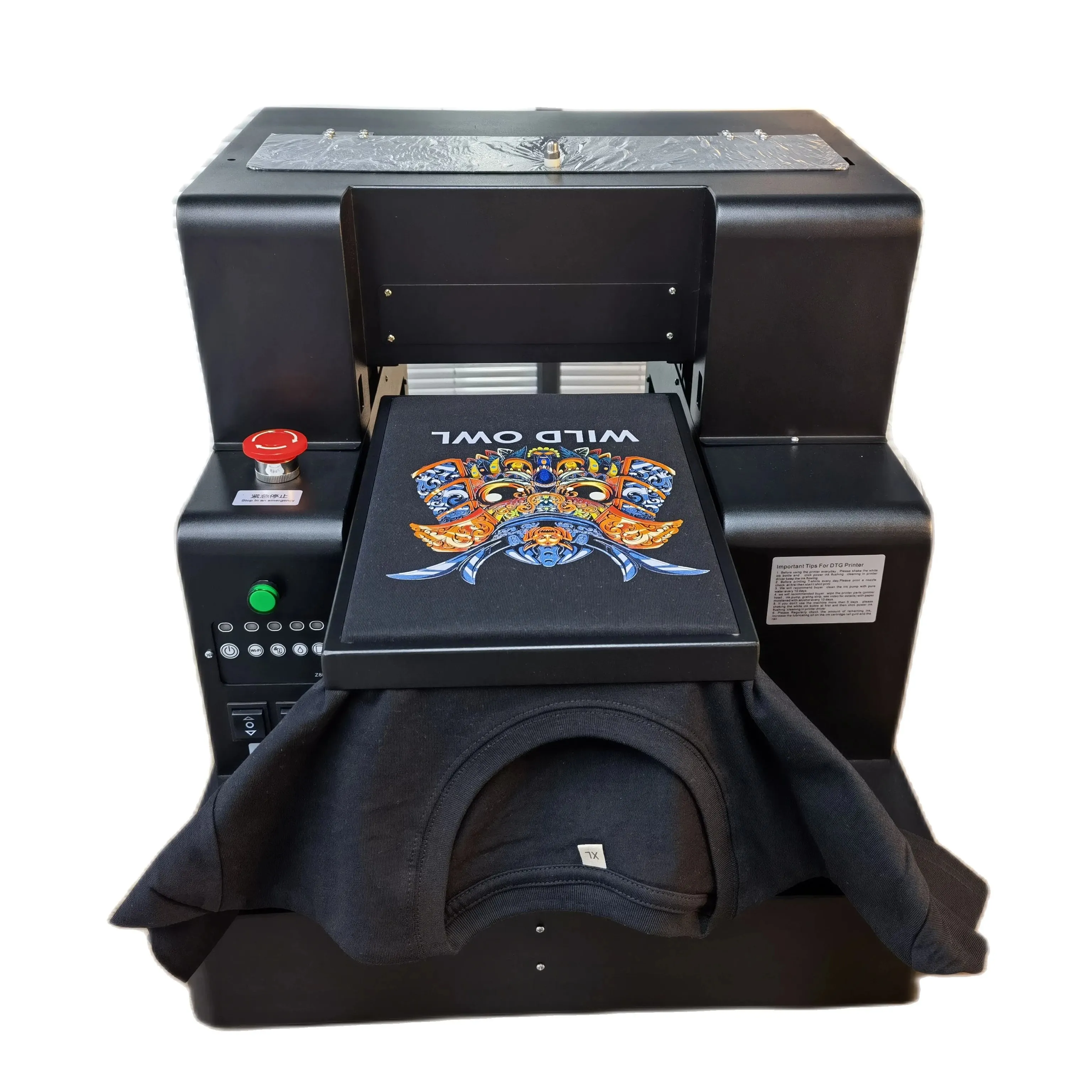 Автоматический принтер A4 DTG для любого цвета, непосредственно на ткань, печатная машина для футболок