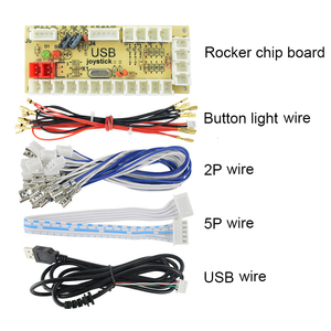 USB-энкодер для аркадных игр с нулевой задержкой для ПК, для джойстика для MAME и Raspberry Pi, запчасти для проектов Retropie