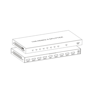 Divisor 4K60 HDMI 2,0 1x8 compatible con escalador 4K hasta 1080P divisor HDMI 1 en 8 salida copia EDID HDCP 2,2 - Product Image 2