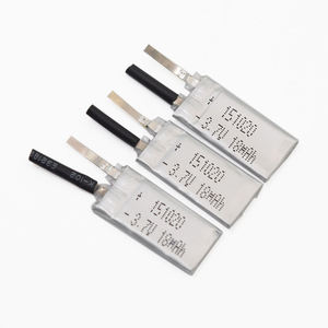 GEB Factory Price 151020 1.5mm Lithium 151020 3.7v 18mAh Rechargeable Small Ultra Cell Li Polymer Thin <strong>Battery</strong> for Card - Product Image 4