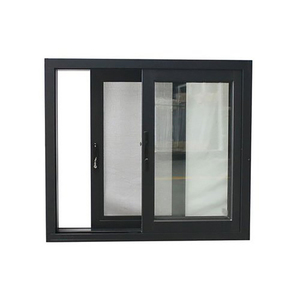 Sistema de ventana corredera de aluminio de impacto de huracán de doble vidrio de diseño moderno personalizado Material de PVC con marco de aleación de aluminio - Product Image 1