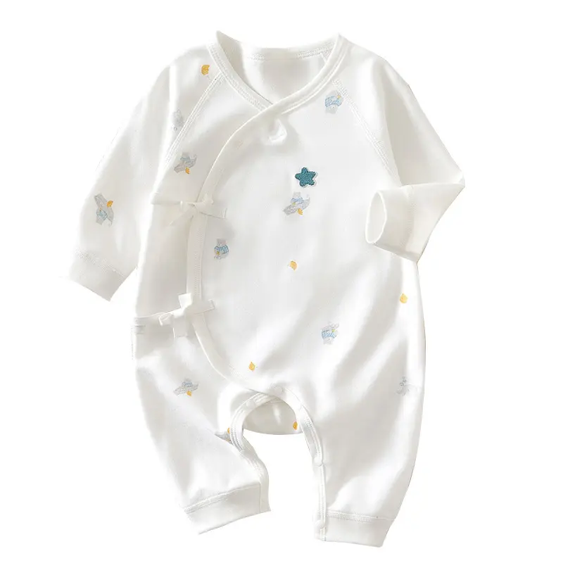 Pakaian kustom bayi baru lahir kosong polos 0-24 bulan Bodysuit bayi untuk Bayi Balita Romper musim panas rompi pakaian Onesie