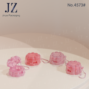 Jinze rỗng <span class=keywords><strong>mini</strong></span> nhựa Eyeshadow Trường hợp với Keychain vuông Blush <span class=keywords><strong>Lip</strong></span> trường hợp - Product Image 2