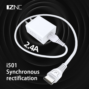 Taşınabilir evrensel taşınabilir tek kullanımlık SYNC 5v 2.4A Usb c duvar şarj apple IC ile cep telefonları için - Product Image 1