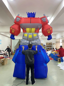 Bơm hơi khổng lồ Optimus Prime Đỏ Inflatable Transform xe robot để bán - Product Image 4