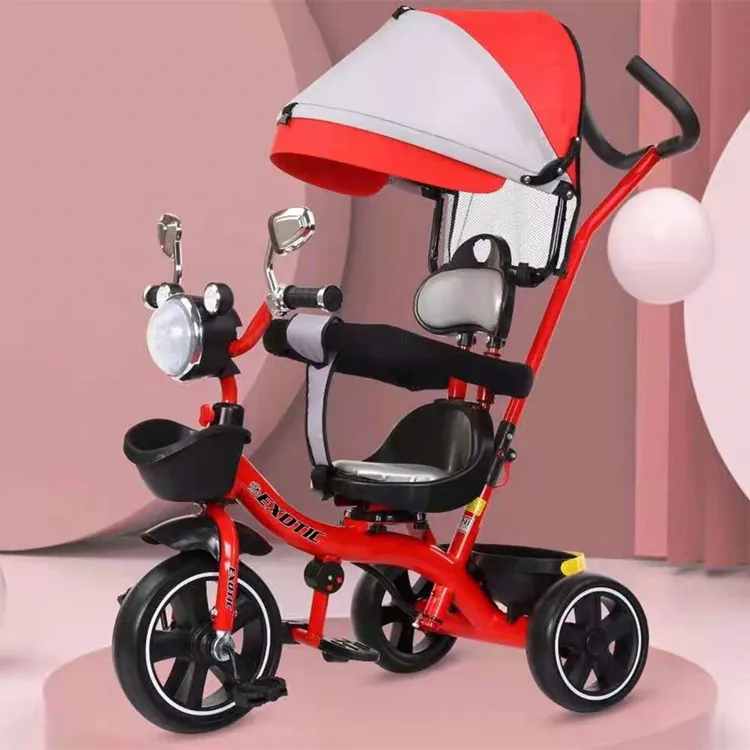 באיכות גבוהה תינוק תלת אופן Trike 3 גלגל תלת אופן/פעוט trike עם push ידית