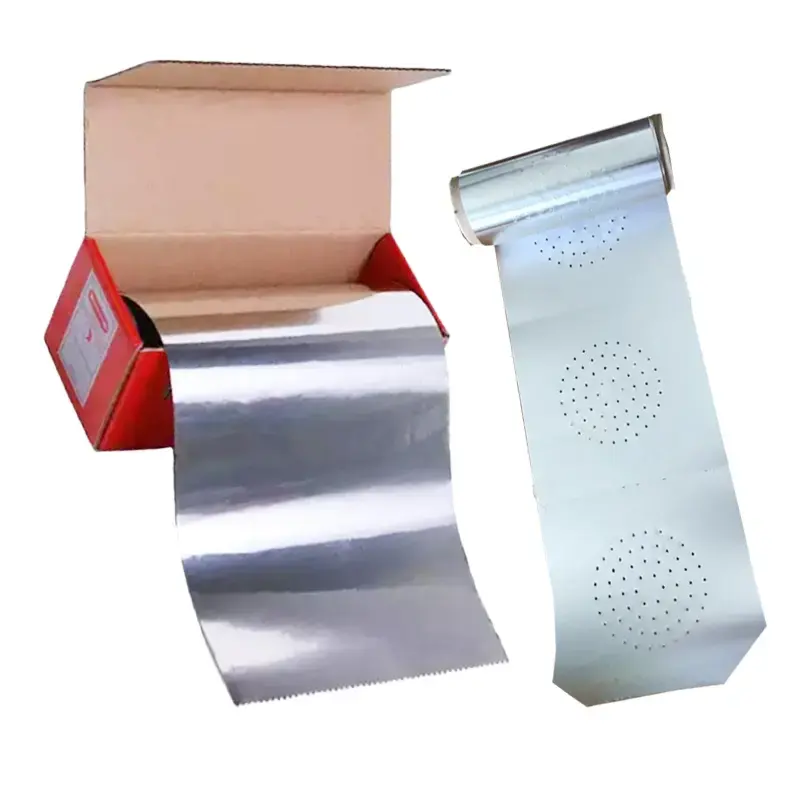 Papel de aluminio para cigarrillos de 30 micrones para Hookah Shisha hookah, papel de aluminio en stock