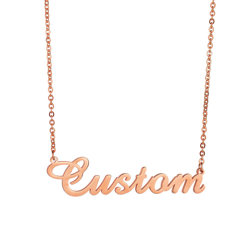 necklace-rose gold