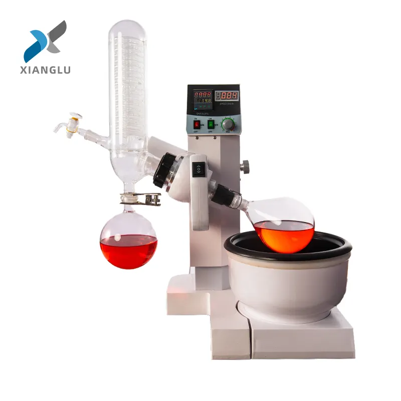 Xianglu benchtop rotovap a prueba de explosiones laboratorio vacío 5l evaporador rotatorio para laboratorio mini equipo destilador