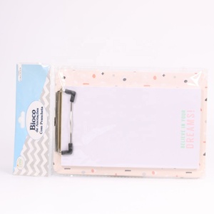 <strong>Custom</strong> Made <strong>Notepad</strong> with Metal Memo Pad Paper Clip Board Bloco De Papel Com Prancheta - Product Image 3