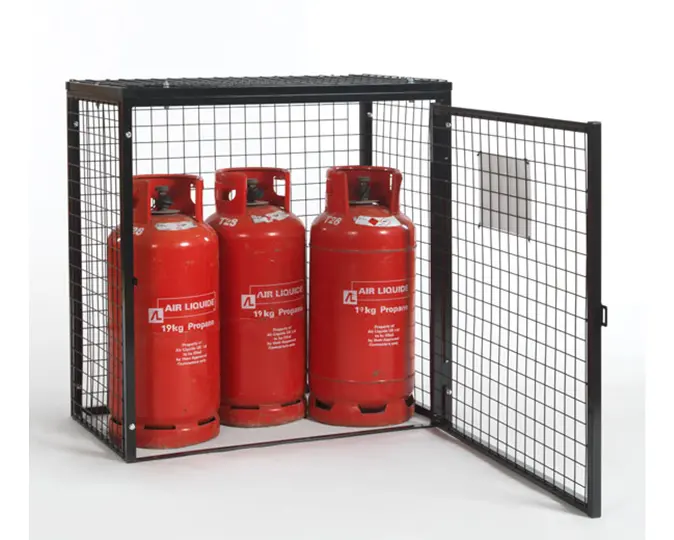 저가의 산소 실린더 가스 케이지를 판매하는 우수한 가스 병 보관 보안 케이지 제조업체