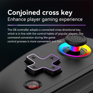 Telescópico D8 Gamepad controlador Joystick Turbo 6 ejes Gyro vibración inalámbrico 5,2 Para Android IOS PS3 PS4 interruptor IPad - Product Image 5