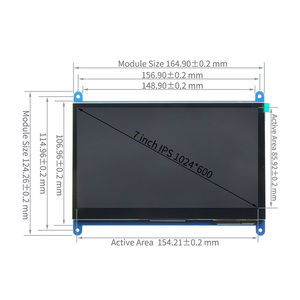 7 Zoll 800*480 IPS kapazitives Touchpanel-Anzeige modul 7 "Raspberry Pi LCD-Display - Product Image 2