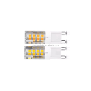 หลอดไฟ LED G9 5W 24V DC โคมไฟข้าวโพด LED 500LM หลอดพลาสติกและตัวเครื่องเซรามิกสำหรับบ้านและโรงแรม - Product Image 1