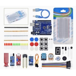 2024新しいUNOR3開発ボードCreative Education 400穴セットスイッチブレッドボードセンサー障害物回避モジュールLEDライト - Product Image 1