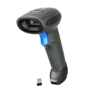 Henex HC-3208R כף יד אלחוטי 1d 2d סורק ברקוד 2.4g bluetooth usb קורא קוד <span class=keywords><strong>Qr</strong></span> עבור סופרמרקט