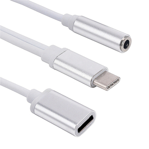 Type C to 3.5 mm Charger Headphone <strong>Audio</strong> Jack USB C Converter Cable - Product Image 6