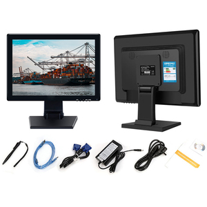 Monitor táctil POS multilingüe 15,6 17 19 "táctil capacitiva con entradas duales USB + VGA para mostrador de autopago de supermercado - Product Image 3