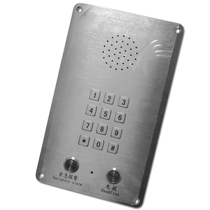ALLESD Cleanroom Ip сеть домофон телефонная система мастерская Sip протокол Hands-free прямой телефон из нержавеющей стали - Product Image 2