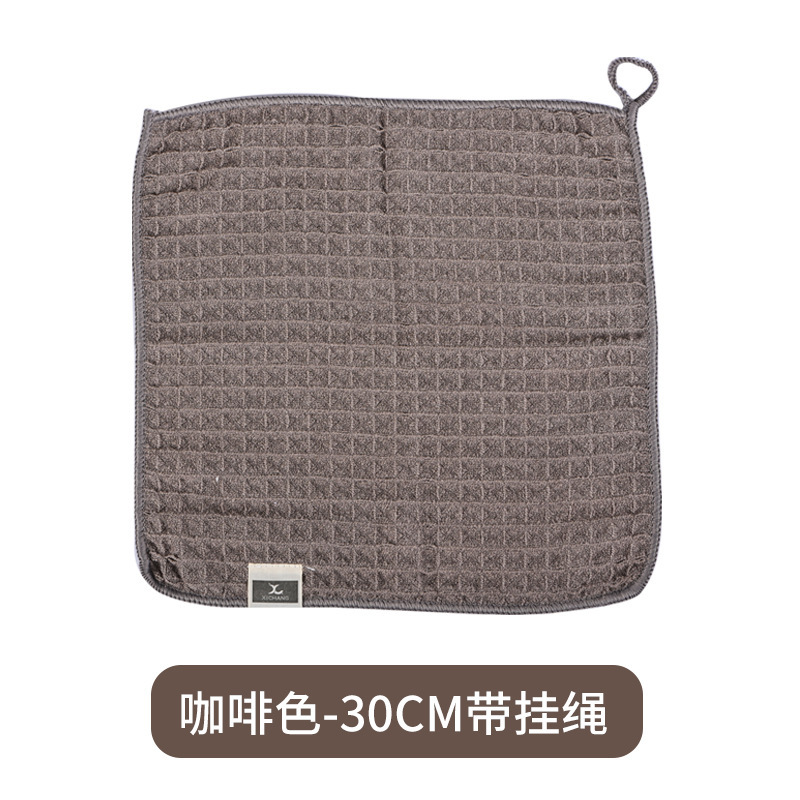 Un cordon couleur café - 30 cm x 30 cm (taille standard)
