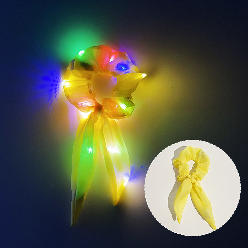 Bunny ears light up yellow