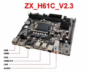 H61G578 MotherBoardLGA1155 <strong>Socket</strong> I3I5I7 Series CPU MainBoard <strong>DDR3</strong> 1066 1333 1660MHz SystemBoard - Product Image 3
