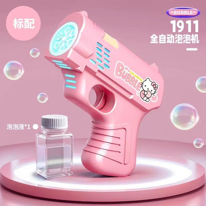 6 hole bubble gun-pink box