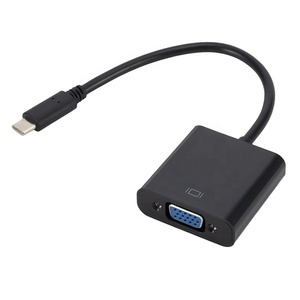 Adaptador convertidor de cable de vídeo tipo C 31 tipo C, USB-C macho a VGA hembra - Product Image 1