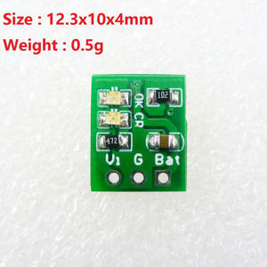 บอร์ดโมดูลชาร์จแบตเตอรี่ลิเธียมขนาดเล็ก1A DD08CRMB สำหรับ arduiuo MEGA Due Breadboard PCB 18650แผงเซลล์แสงอาทิตย์มือถือ - Product Image 4