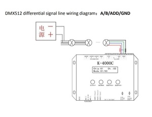4096 пикселей DC5-24V SD карты K-4000C DMX APA102 GS8208 WS2815 SK6812 WS2812B пикселей RGB LED контроллер обновленная версия T-4000 - Product Image 5