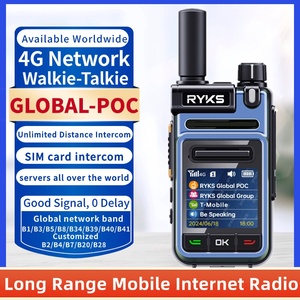 Global-<strong>Intercom</strong> 4G PoC Walkie Talkie Long Range Two-Way <strong>Radio</strong> with Mini SIM Card Free Pairing 5000km Internet <strong>Intercom</strong> Platform - Product Image 5