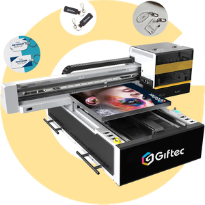 गिफ्टेक 3 डी प्रिंटर uv बैज cccd कैमरा प्रिंटिंग मशीन xp600 हेड कीचेन प्रिंट फैक्टरी के लिए सीधी बिक्री - Product Image 1