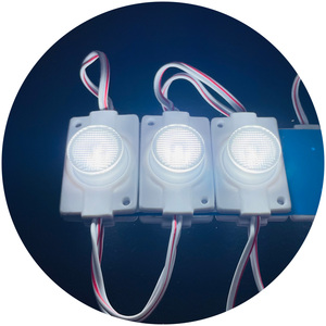 กล่องไฟคู่ edgelight กันน้ำ IP65แหล่งไฟ ADV 12V ฉีดป้ายเลนส์2W โมดูล LED สำหรับสัญญาณ - Product Image 5