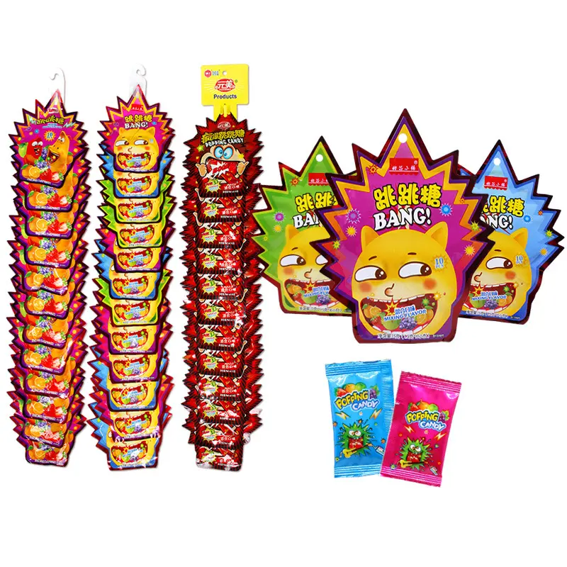 Children's snacks pop rocks fruit flavored jump candy powder candy sweet candy