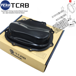 Audi Q5 için TCRB 06e109audi h zamanlama kapak A4 A4 Avant S4 A5 S5 Coupe Sp A6 S6 VW Touareg yüksek kaliteli parçalar 95810578501
