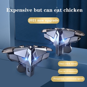 <strong>New</strong> Alloy Automatic Click Hand Play Four-finger <strong>Controller</strong> G10 Shoot Trigger Eat Chicken Button - Product Image 2
