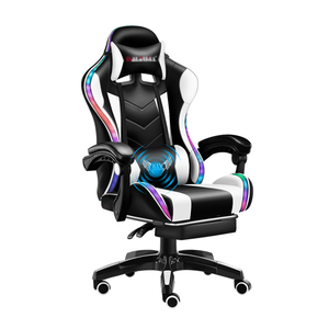 Silla de carreras de juegos de PC RGB de diseño moderno de cuero personalizado equipo de juego barato con función de masaje y accesorio de computadora Panamá - Product Image 5