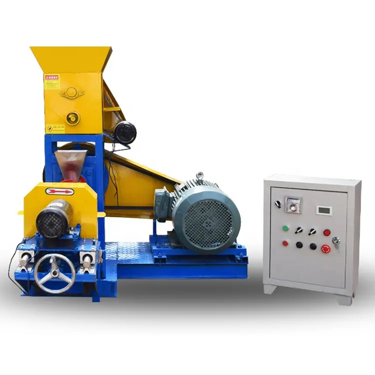 High Speed Rotary Extruder Granulator Floating Fish Feed Pellet Machine Malaysia To Fish Feed