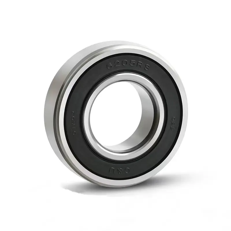 Deep Groove Ball Bearing 6205 2RS China supplier Long life High Speed size 25*52*15mm supply OEM service