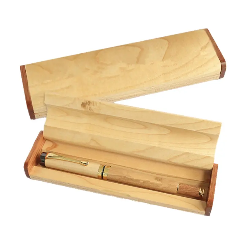 Ready Stock Luxus Holz & Bambus Boxen Ahorn Walnuss und Rot Holz Pen Box