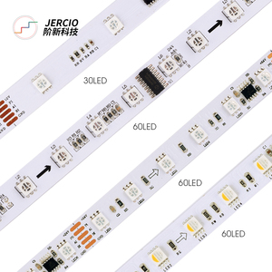 Striscia Led indirizzabile programmabile DMX512 DC24V 5050 Rgb LED per illuminazione Bar KTV Stage Studio - Product Image 1