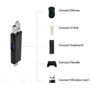 5 1多功能OTG读卡器适配器2.0类型C/USB/Micro USB/TF/SD手机内存外部配件 - Product Image 3