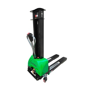 Fully Electric 700kg 1000kgs Portable Self <strong>Loading</strong> Forklift Stacke800-1600mm <strong>Lifting</strong> Height for vans Truck <strong>Loading</strong> <strong>and</strong> <strong>Unloading</strong> - Product Image 1