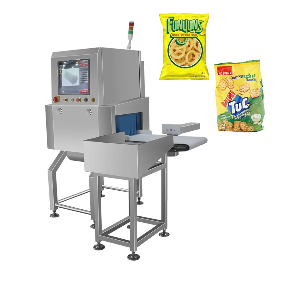 भोजन के लिए उच्च सटीकता स्वचालित एक्स-रे खाद्य स्कैनर मेटल डिटेक्टर निरीक्षण प्रणाली