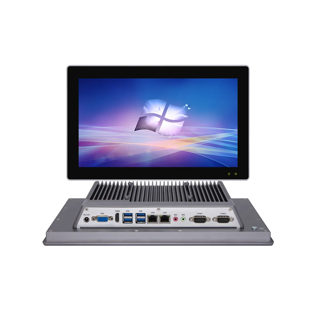 13.3 inch IP65 cửa sổ Linux không quạt 10 điểm màn hình cảm ứng gồ ghề nhúng tất cả trong một PC Bảng điều khiển công nghiệp PC Máy tính bảng Máy Tính